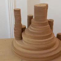 mdf برش دایره ای ضخامت۱۶میل
