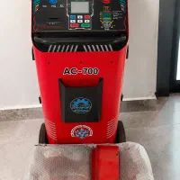 شارژ گاز کولر خودرو با دستگاه AC-700 الکتروصنعت