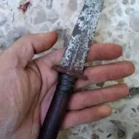 خنجر چاقوی دو لب قاجاری عتیقه