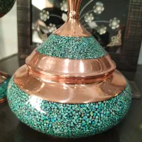 فروش خرده عمده صنایع دستی مس فیروزه کوبی خاتم کاری