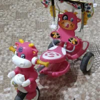 سه چرخه به همراه 2 عدد اسکوتر