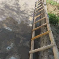 پله چوبی