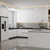 ساخت اجرا کارگاهی کابینت هایگلاس کد 31