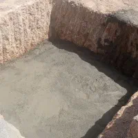 کندن چاله آسانسور و بتن مگر.. فقط مبارکه