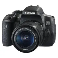 دوربین حرفه ای کنون 750D همراه دو عدد لنز
