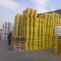 پالت پلاستیکی سالم و شکسته پالت گوسفندی
