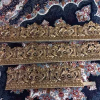 کتیبه پرده مدل میخک سه تکه نو