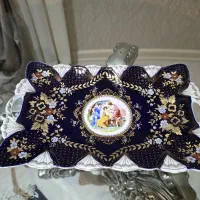 سینی بزرگ لیلی و مجنون طلاکوب