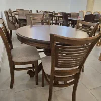 میز غذاخوری ۴ نفره گرد (آقای مبل زنجان)