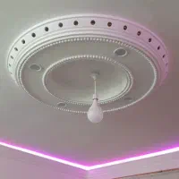 تعمیرات ساختمان. گچ کاری وگچبری ونور مخفی و tvوال