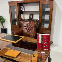 مبلمان اداری کلاسیک چوبی مدیریت میز مدیریت پلیشی