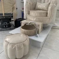 استیج پدیکور، میز ناخن، صندلی ناخن و پاف انتظار نو
