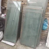 شیشه،سطل، چرخ ریلی کشویی، ،میله کرکره برقی