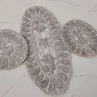 رومیزی سه تیکه کارشده