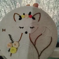 گلدوزی با طرح دلخواه شما