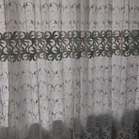 پرده تور با والان