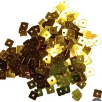 پولک یک سانتی طلایی