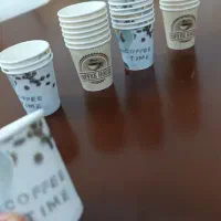 لیوان کاغذی و پلاستیک دسته دار در سایز های مختلف