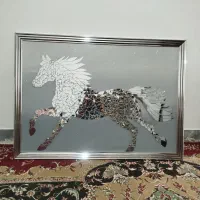 تابلو اسب آینه کاری