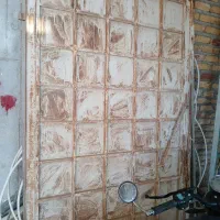 درب حیاط و نرده گوزنی