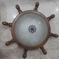 لوستر سقفی چوبی برند دارکار