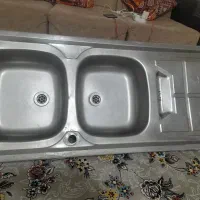 سینک تو کار دوقلو تمیز