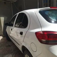 ماشین تیبا دو سفید مدل 99