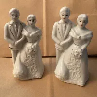 یک جفت مجسمه چینی