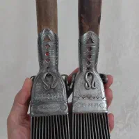 شانه قالی فولادی کهنه قدیمی عتیقه