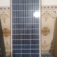 پنل خورشیدی با نشان دهنده درصد باطری