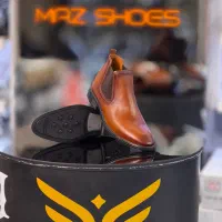 نیم ساق چرم طبیعی مردانه