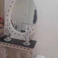 آیبنه شمعدان همراه با میز