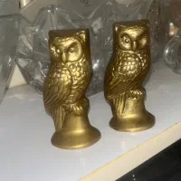 جفت جغد برنجی قدیمی