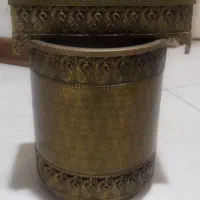 سطل و جا دستمال کاغذی پیوتر