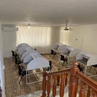 میز مطالعه دو‌نفره مناسب پانسیون و سالن مطالعه
