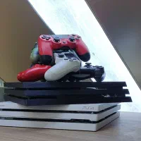 کنسول سونی ps4 pro یک ترا سفید اروپا دسته فابریک