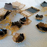 ظروف پذیرایی و هفت سین رزینی