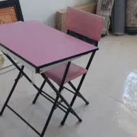 میز تحریر و صندلی‌ مدل تاشو
