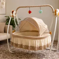 تخت نوزاد کنار مادر گهواره برقی وارداتی