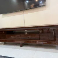 میز تلویزیون تمام mdf مناسب برای تا۷۵ اینچ درحد نو
