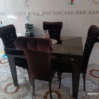 میز ناهار خوری ۴ نفره چوبی