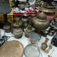 لوازم برنجی فانوس مشربه آفتابه