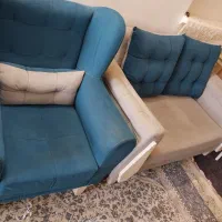 فروش مبل ۷ نفره همراه با میز نهار خوری