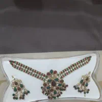 نیم ست گردنبند و گوشواره