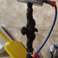 تنه قلیان گردو رخ عقاب شلیل