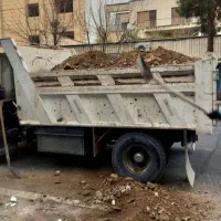 حمل نخاله با کارگر بابکت خاور بادسان