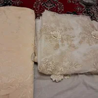 پرده ۲ در ۲ تمیز و سالم دوخته شده