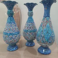 گلدان سایز ۲۰ فانتزی میناکاری
