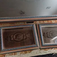 میز جلو مبلی و ۲میز عسلی همراه رومیزی شیک