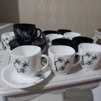 سرویس فنجون نعلبکی لومینارک طرح مینگ گل